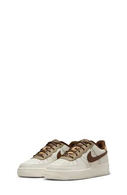 Nike Kids' Air Force 1 Sneaker in Sail/Cacao/Sail/Khaki