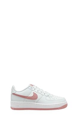 Nike Kids' Air Force 1 Sneaker in White/Red Stardust/White