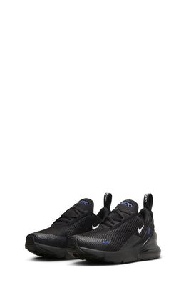 Nike Kids' Air Max 270 Sneaker in Black/White/Racer Blue