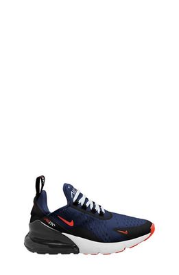 Nike Kids' Air Max 270 Sneaker in Midnight Navy/Red/Black