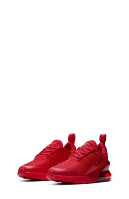 Nike Kids' Air Max 270 Sneaker in University Red/Red/Black
