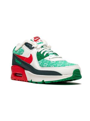 Nike Kids Air Max 90 SE "Christmas Edition" sneakers - White