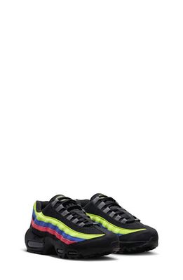 Nike Kids' Air Max 95 Sneaker in Black/Volt/Blue/Black