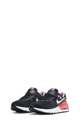 Nike Kids' Air Max SYSTM Sneaker in Black/Pink Rise/Red/White