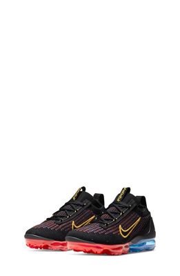 Nike Kids' Air VaporMax 2021 FK Sneaker in Black/Gold Photo Blue