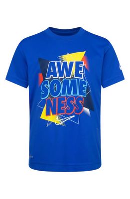 Nike Kids' Awesomeness Dri-FIT Graphic Tee in Game Royal