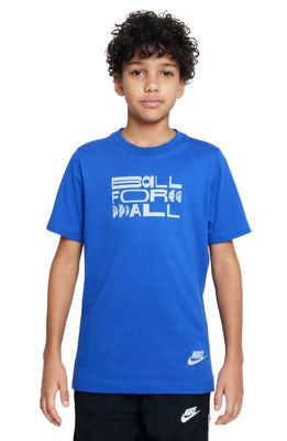 Nike Kids' Ball for All Graphic Tee in Game Royal