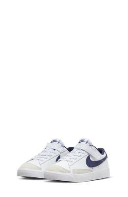 Nike Kids' Blazer Low '77 Low Top Sneaker in White/Football Grey/Navy