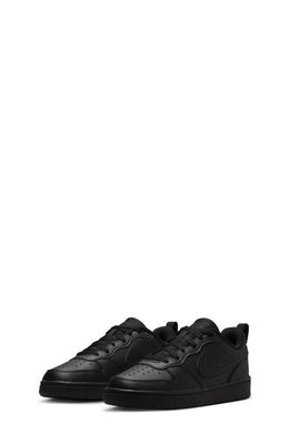 Nike Kids' Court Borough Low Recraft Sneaker in Black/White