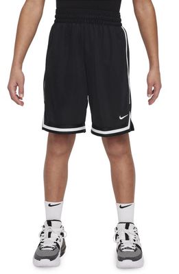 Nike Kids' Dri-FIT DNA Athletic Shorts in Black/White
