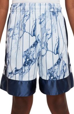 Nike Kids' Dri-FIT Elite Basketball Shorts in Royal/Midnight Navy/White