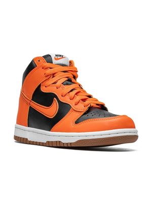 Nike Kids Dunk High "Halloween" sneakers - Orange