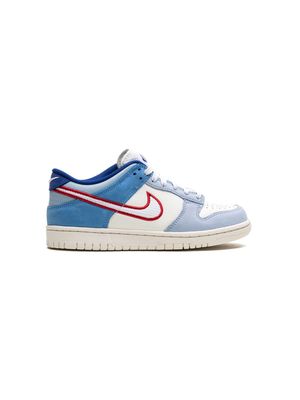 Nike Kids Dunk Low "Armory Blue/Red Mesh" sneakers