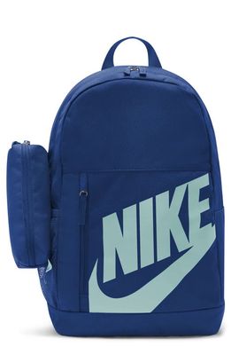 Nike Kids' Elemental 20-Liter Backpack in Deep Royal Blue/Jade Ice