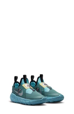 Nike Kids' Flex Runner 2 Slip-On Sneaker in Teal/Blue/Lemon/Chrome