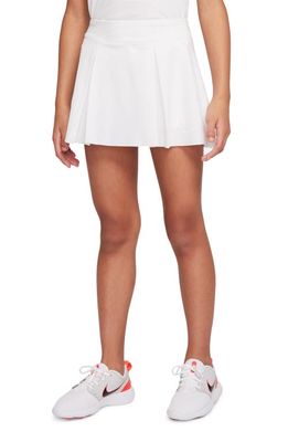 Nike Kids' G Club Dri-FIT Golf Skirt in White/White