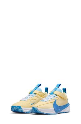 Nike Kids' Giannis Antetokounmpo Freak 5 Sneaker in Blue/Light Orange/Yellow
