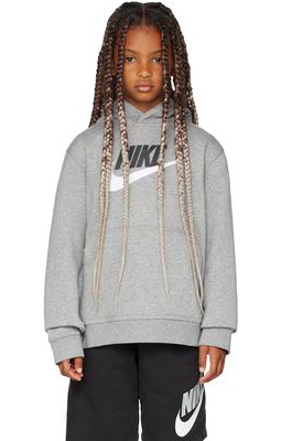 Nike Kids Gray Sportswear Club Hoodie