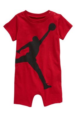 Nike Kids' Jordan Knit Romper in Gym Red