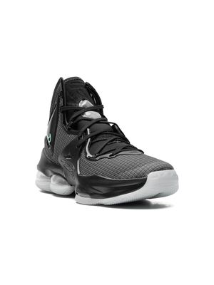 Nike Kids LeBron 19 "Black Green Glow" sneakers