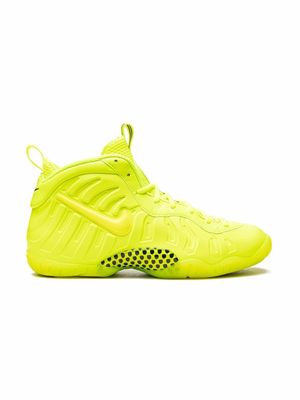 Nike Kids Little Posite Pro high-top sneakers - Yellow