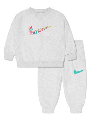 Nike Kids logo-print tracksuit - Grey