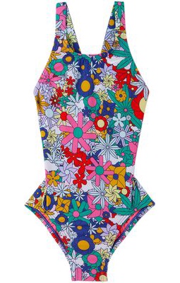 Nike Kids Multicolor Floral Hydrastrong One-Piece Swimsuit