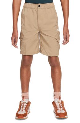 Nike Kids' Outdoor Play Cargo Shorts in Khaki