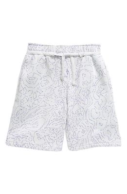 Nike Kids' Sportswear Club Fleece Shorts in Photon Dust/White