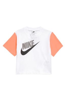 Nike Kids' Sportswear Essential Graphic Tee in White