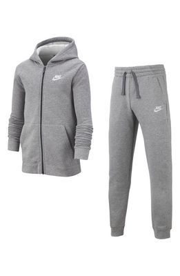 Nike Kids' Sportswear Tracksuit in Carbon/Dark Grey/White