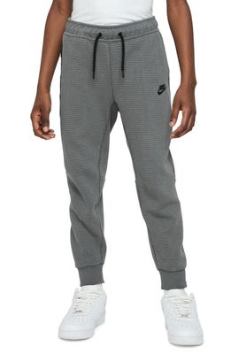 Nike Kids' Tech Fleece Sweatpants in Smoke Grey/Black/Black
