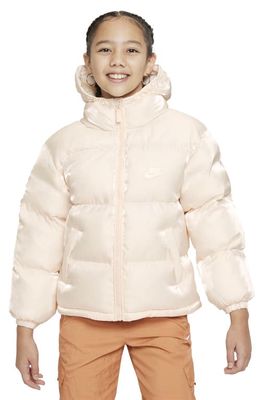 Nike Kids' Therma-FIT Ultimate Puffer Jacket in Guava Ice/Guava Ice/White