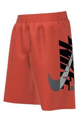 Nike Kids' Volley Swim Trunks in Picante Red