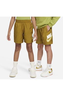 Nike Kids' Woven Shorts in Bronzine