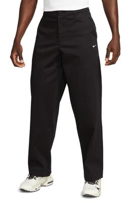Nike Life Chino Pants in Black/White