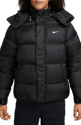 Nike Life Therma-FIT Insulated Puffer Jacket in Black/White