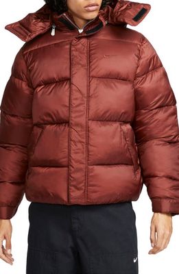 Nike Life Therma-FIT Insulated Puffer Jacket in Oxen Brown/Oxen Brown