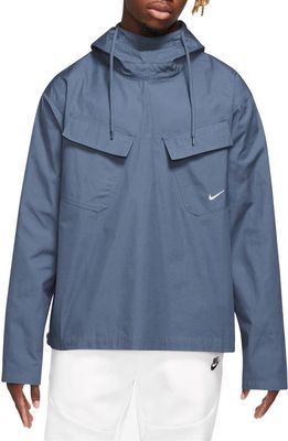 Nike Life Woven Field Jacket in Diffused Blue/White