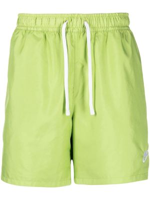 Nike logo drawstring shorts - Green