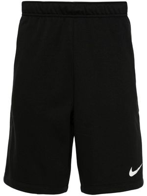 Nike logo-print training shorts - Black