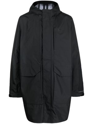 Nike long hooded coat - Black