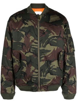 Nike MA1 camouflage-print bomber jacket - Green