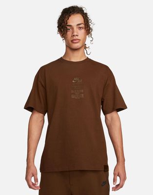 Nike Max 90 AF1 40th Anniversary t-shirt in brown