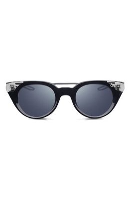 Nike NV01 48mm Cat Eye Sunglasses in Black /Grey