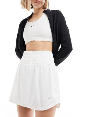 Nike one training skirt in white