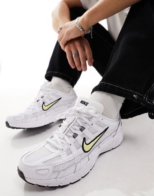 Nike P-6000 sneakers in white and yellow