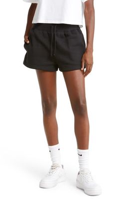 Nike Phoenix Fleece Knit Shorts in 010 Black/sail