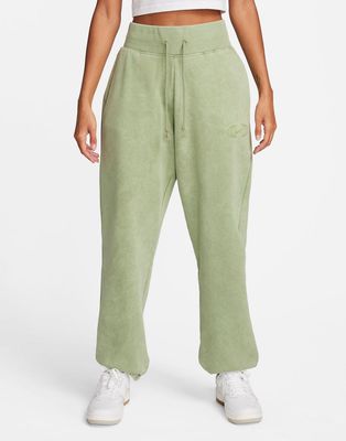 Nike Phoenix sweatpants in washed green