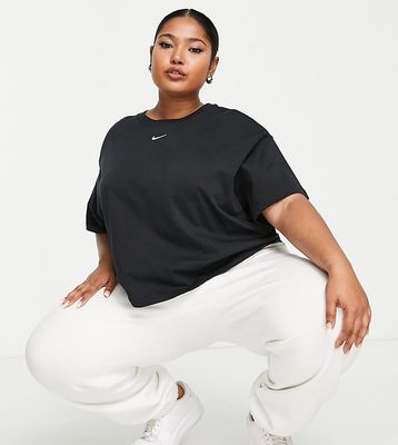 Nike Plus Essentials boxy t-shirt in black